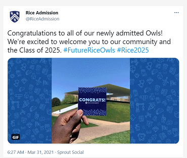 2021莱斯大学RD录取放榜，中国学生录取情况统计！