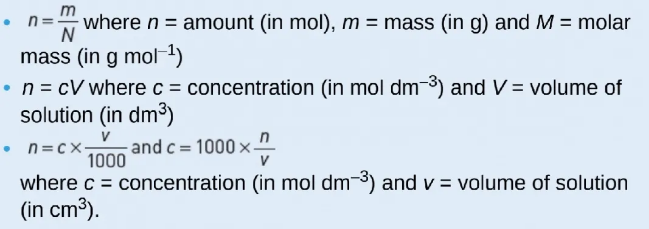 Alevel化学之AS阶段Physical Chemistry知识点汇总（2）