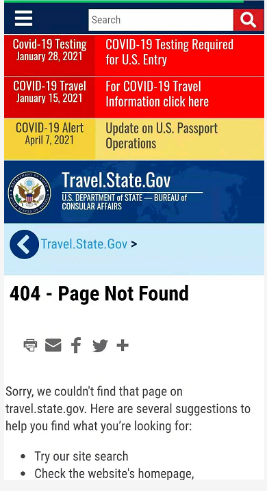美国禁令解除公告网页打不开，还能直飞美国吗？
