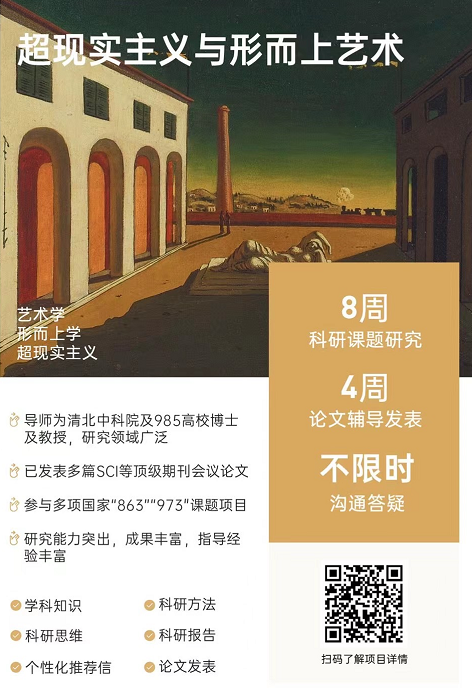 背景提升论文辅导|超现实主义与形而上艺术