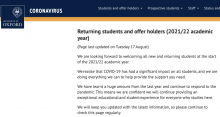 留学生入境英国新规及英国各大学秋季开学安排汇总