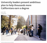 加州大学本科阶段学生扩招政策分析