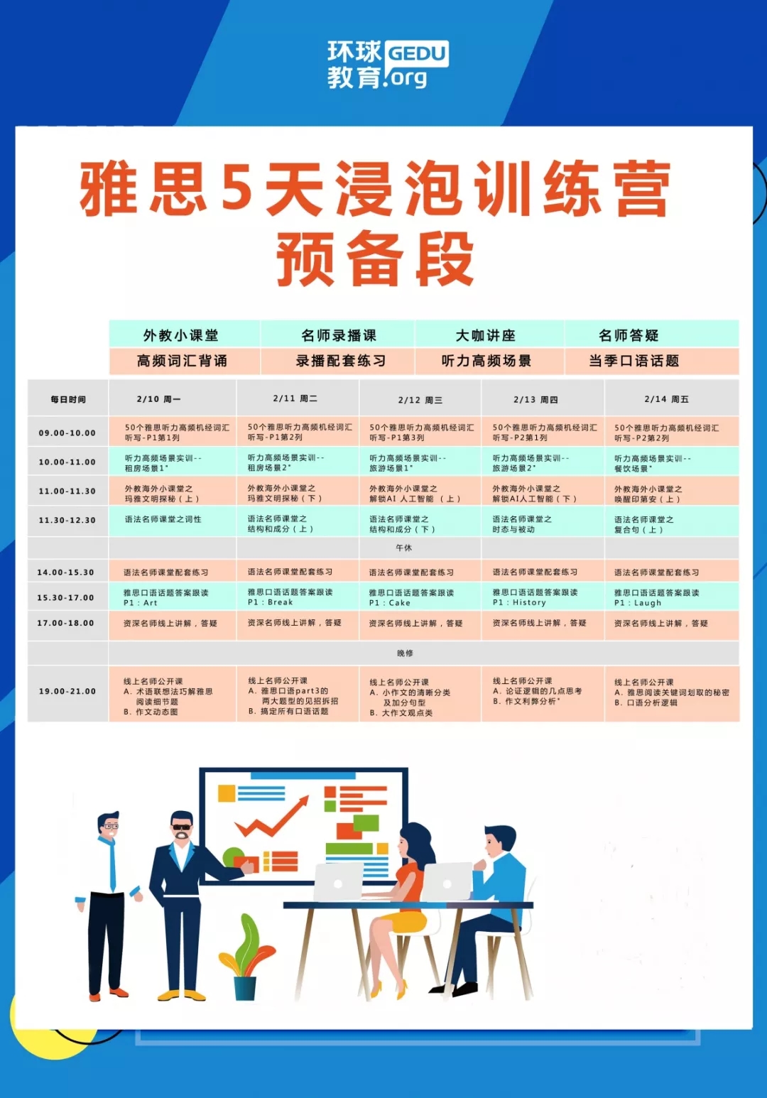 在线怎么学雅思？深圳环球教育雅思在线浸泡营打卡啦！