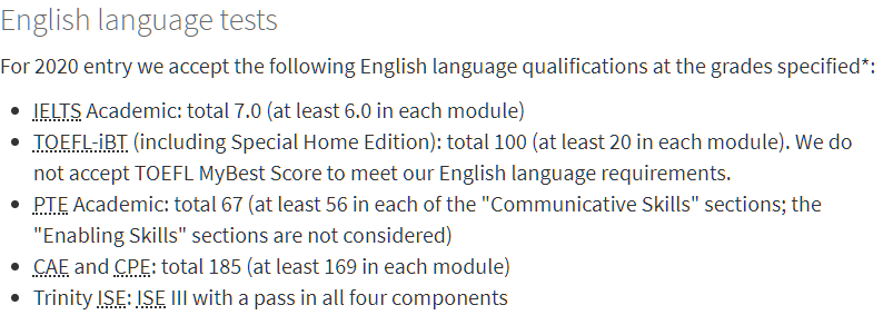 研究生留学申请需要哪些材料？对英语有什么要求？