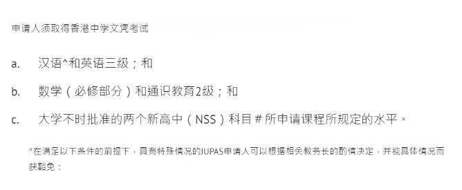 香港中文大学本科（内地&本地）及硕士申请条件分享！
