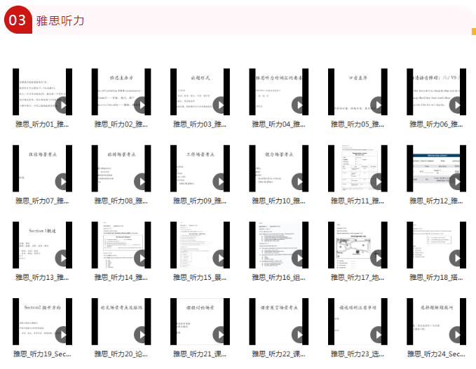 环球雅思16G录播课