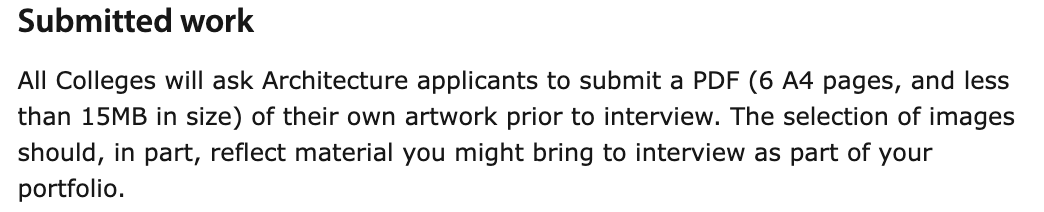 注意！剑桥官网更新Submitted work要求：19个本科专业需要提交它！