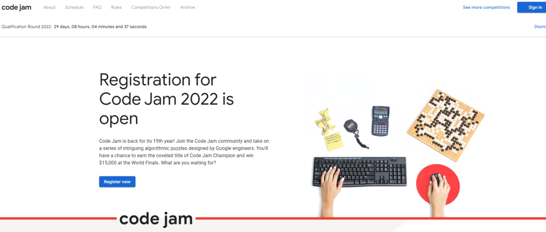四月竞赛 | 纽约时报、YOC、IOL、google code jam均已开放报名！