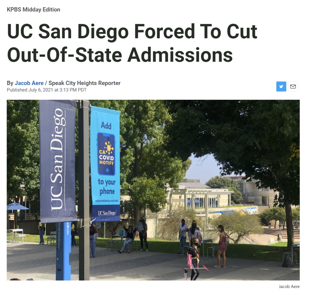 UC2021年入读学生数据大公开！中国学生人数首次下降，但依旧称霸！
