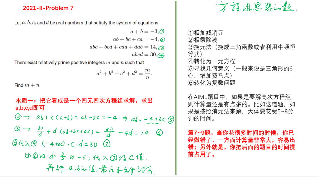 【独家发布】犀牛干货！AIME考前点拨（二）--快速看到问题的本质