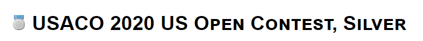 USACO 题解 | USACO 2019-2020赛季题解（OPEN）